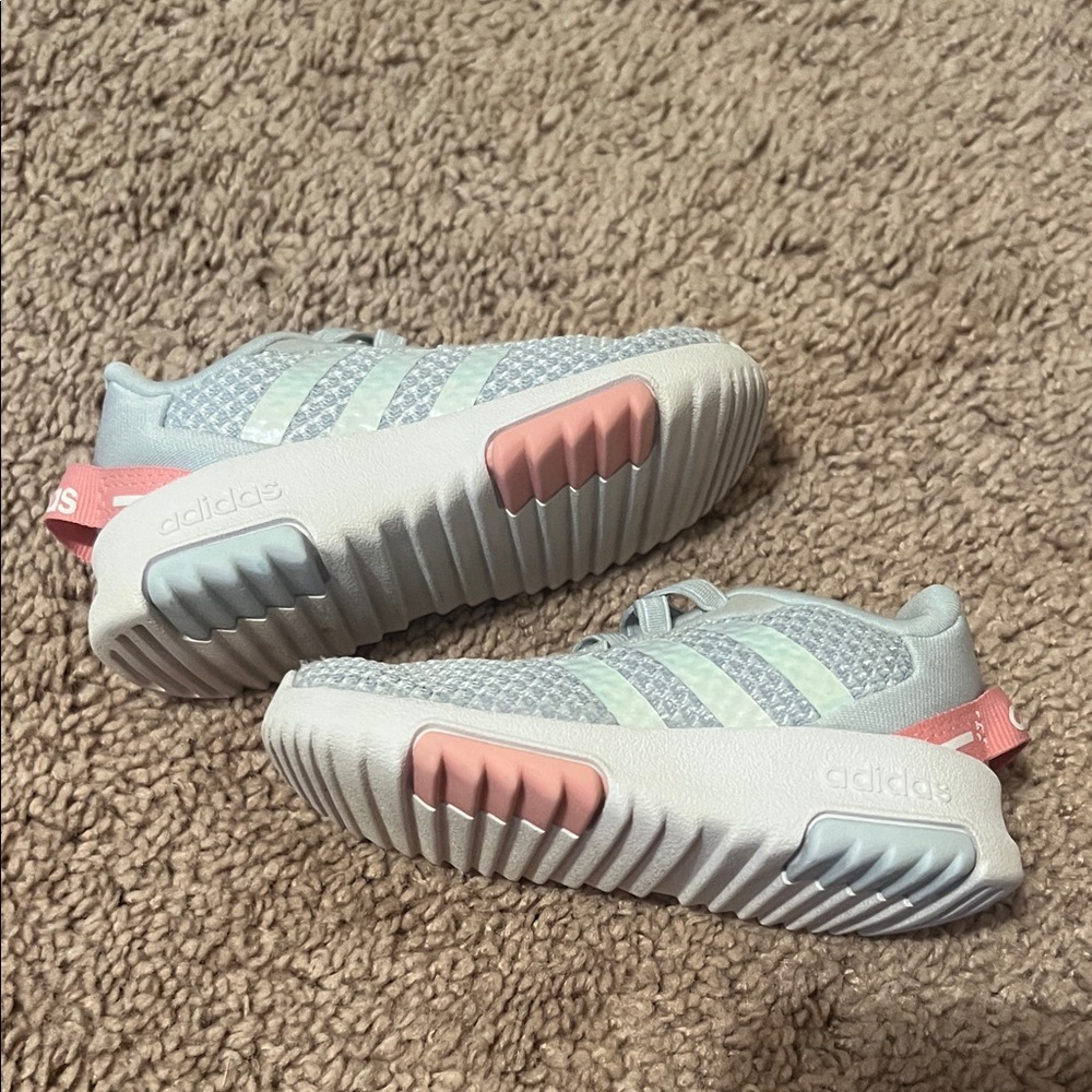 Adidas Kids Sneakers - Gray and Coral